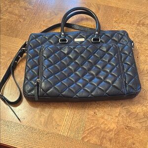 Kate Spade ♠️ black quilted leather handbag